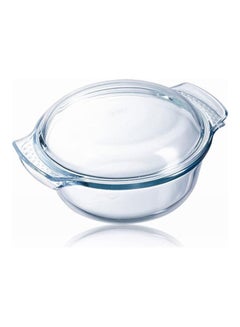 Buy Round Casserole, Clear, 7708030 Clear 26cm in UAE