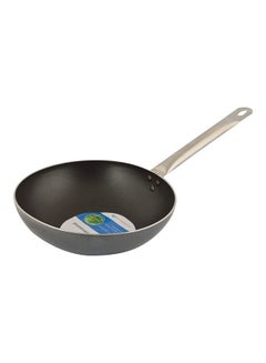 Buy Professional Nonstick Wok Pan Black 30cm in UAE