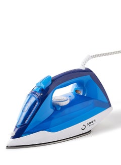 Swan SI50120 Steam Iron Blue White 2400w Stainless Steel Soleplate Self Clean 
