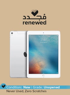 Buy Renewed - iPad 2017 (5th Generation) 9.7inch, 32GB, Wi-Fi Silver With FaceTime in UAE