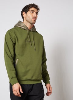 Buy Flight Pullover Hoodie Olive in UAE