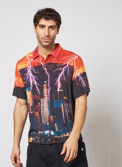 اشتري Prisma Graphic Woven Shirt Multicolour في السعودية