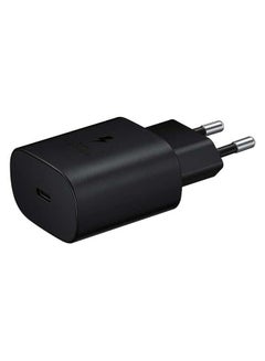 اشتري محول شحن USB-C فائق السرعة أثناء التنقل بقدرة 25 وات (مقبس أوروبي) أسود في الامارات