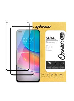 Buy 2 Pack Tempered Glass Screen Protector for Huawei Nova 8i Black in Saudi Arabia