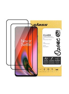Buy 2 Pack Tempered Glass Screen Protector for OnePlus Nord 2 5G Black in UAE