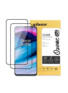 Buy 2 Pack Tempered Glass Screen Protector for OnePlus Nord CE 5G Black in Saudi Arabia