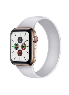 Buy Replacement Band For Apple Watch 42-44-45mm White in UAE