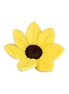 Buy Newborn Foldable Blooming Flower Bathtub for Sink Baby Play Bath Sunflower Cushion Mat in UAE