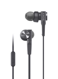 اشتري MDR-XB55AP Extra Bass In-Ear Wired Headphones Black في السعودية