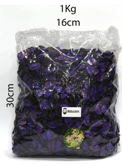 Buy Pack of 1Kg Natural Scented Potpourries Dried Flower Lavender Herbs Purple 30 x 16cm in UAE