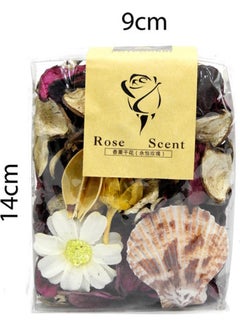 Buy Natural Scented Potpourries Dried Flower Rose Herbs Multicolour 9x14cm in UAE