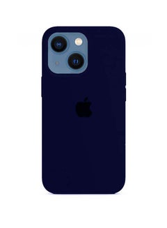 Buy Silicone Case Cover for iPhone 13 6.1 inch Midnight Blue in UAE