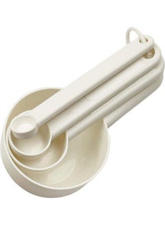 Buy Set Of 4 Measuring Cups White in Saudi Arabia