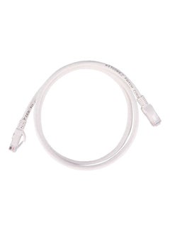 Buy PVC Cat6 UTP Patch Cable 3m White in UAE