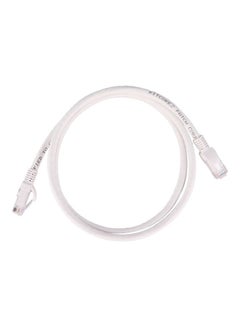 Buy PVC Cat6 UTP Patch Cable 20m White in UAE