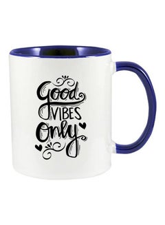 اشتري Good Vibes Only Mug Blue/White في السعودية