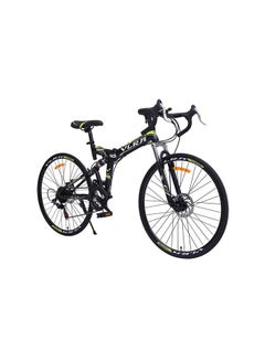 Buy 21 Speed Folding Road Bicycle With Disc Brake 26inch in UAE