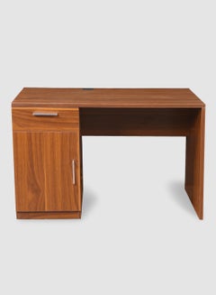 Buy Office Desk Computer Table Or Study Table - Storage For Laptop Table Brown 1200*650*750mm in UAE