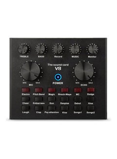 Buy K-Song Live Broadcast V8 Sound Card PSWZ019 Black in UAE