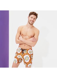 Buy Printed Swim Shorts Multicolour in UAE