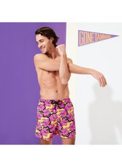 Buy Floral Printed Swim Shorts Multicolour in UAE