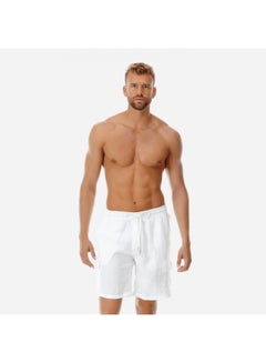 Buy Bermuda Swim Shorts White in UAE