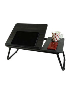 Buy Foldable Laptop Table Black 52.6x30x24cm in Saudi Arabia