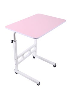 Buy Adjustable Laptop Table Pink 60x40x70cm in Saudi Arabia