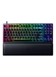 Buy Huntsman V2 Tenkeyless Optical Gaming Keyboard - Clicky Optical Switches, Doubleshot PBT Keycaps, Sound Dampening Foam - Clicky Optical Switch (Purple) - US - in UAE
