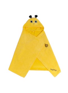 Buy Buzzy Bee Velvet Hooded Baby Towel in UAE