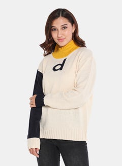 Buy Casual Pullover Off White in UAE