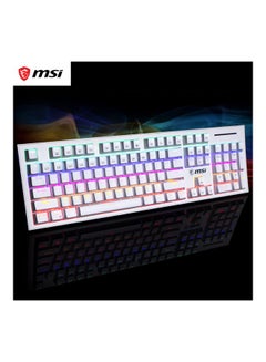 Buy Mechanical Gaming Keyboard GK50Z RGB LED Backlit White in UAE