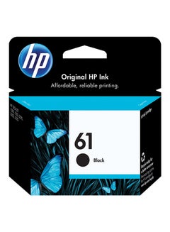 Buy 61 Original Ink Printer Cartridge Black in UAE
