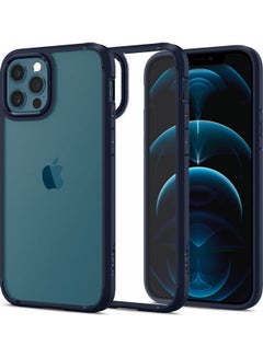 Buy Ultra Hybrid Designed Case Cover For Iphone 12 /12 Pro 6.1 Inch Navy Blue in UAE