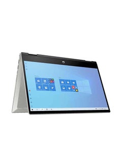 Buy 14m-dw1013dx Pavilion Convertible 2 In 1 Laptop With 14-Inch Touchscreen Display, Core i3-1110G4 Processer/12GB RAM/512GB SSD/Intel Iris Plus Graphics /International Version English Silver in UAE