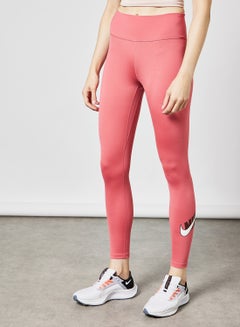 Buy Dri-Fit 7/8 Icon Clash Mid-Rise Leggings Pink in Saudi Arabia