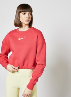 Buy NSW Fleece Sweatshirt Pink in UAE