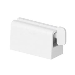 Buy Rolling Toothpaste Squeezer Holder Dispenser For Bathroom White 85x30x45mm in UAE