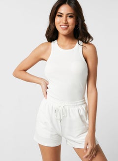 Buy Sweat Shorts White in UAE