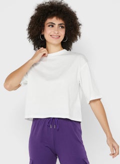 اشتري Boxy T-Shirt White في الامارات