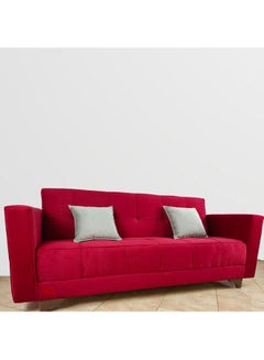 Buy Brimo Sofa Bed Red 200 x 120 x 43cm in Egypt