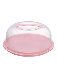 اشتري Idea Round Cake Carrier Clear/Multicolour 28.4x11.5cm في الامارات