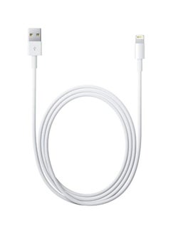 Buy Lightning To USB Cable 1 M White in Saudi Arabia