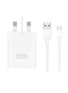 Buy 40W USB Type-C Wall Super Charger White in UAE