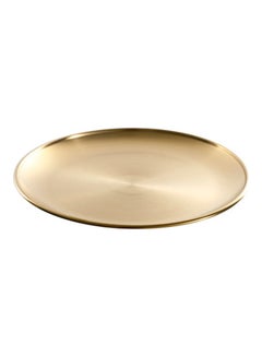 Buy Round Sanding Tray Gold 14cm in UAE