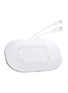 Buy Fast Wireless Charging Pad White in Saudi Arabia