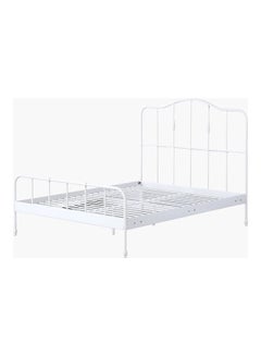 Buy Stova Astrid Queen Metal Bed White 140 x 157cm in Saudi Arabia