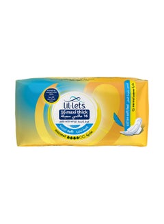 Buy 16 Normal Maxi Thick Pads with Wings in UAE