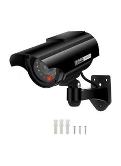 Buy Solar Powered Bullet Dummy Surveillance Camera Black in UAE