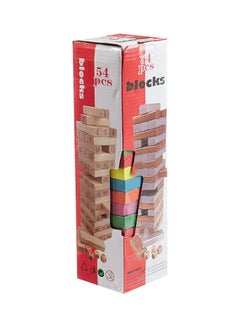Buy Jenga Blocks Educational Toy For Kids ‎28.4 x 9.6 x 8.2cm in Egypt